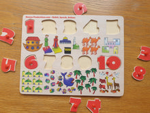 Load image into Gallery viewer, Emaan Productions : Number Wooden Puzzle