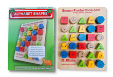 Load image into Gallery viewer, Emaan Productions : Alphabet Shapes (Arabic and English)