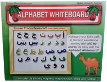 Load image into Gallery viewer, Emaan Productions : Alphabet White/Blackboard