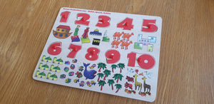 Emaan Productions : Number Wooden Puzzle